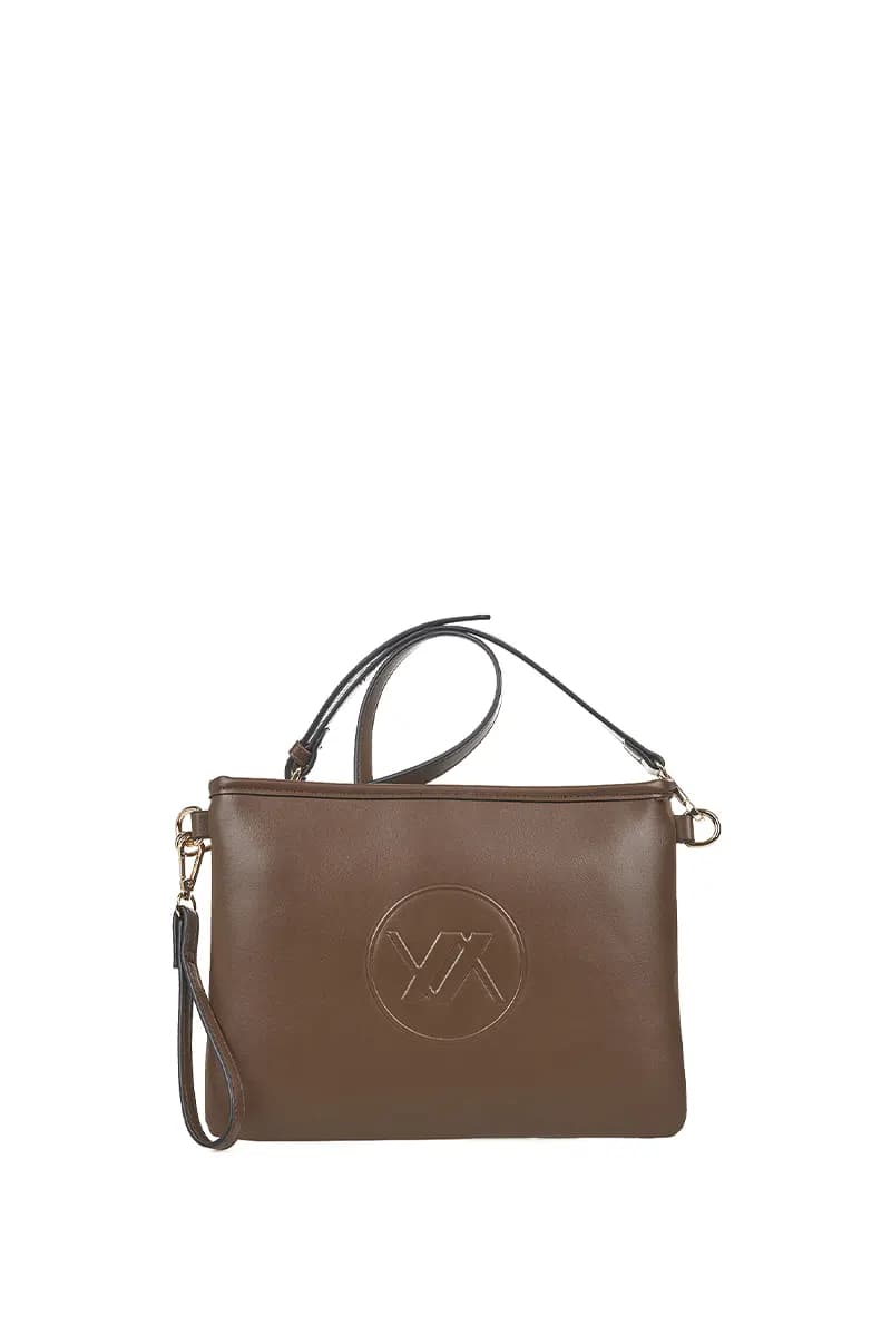 VERDE FASHION | Pochette a busta con logo a rilievo - 14