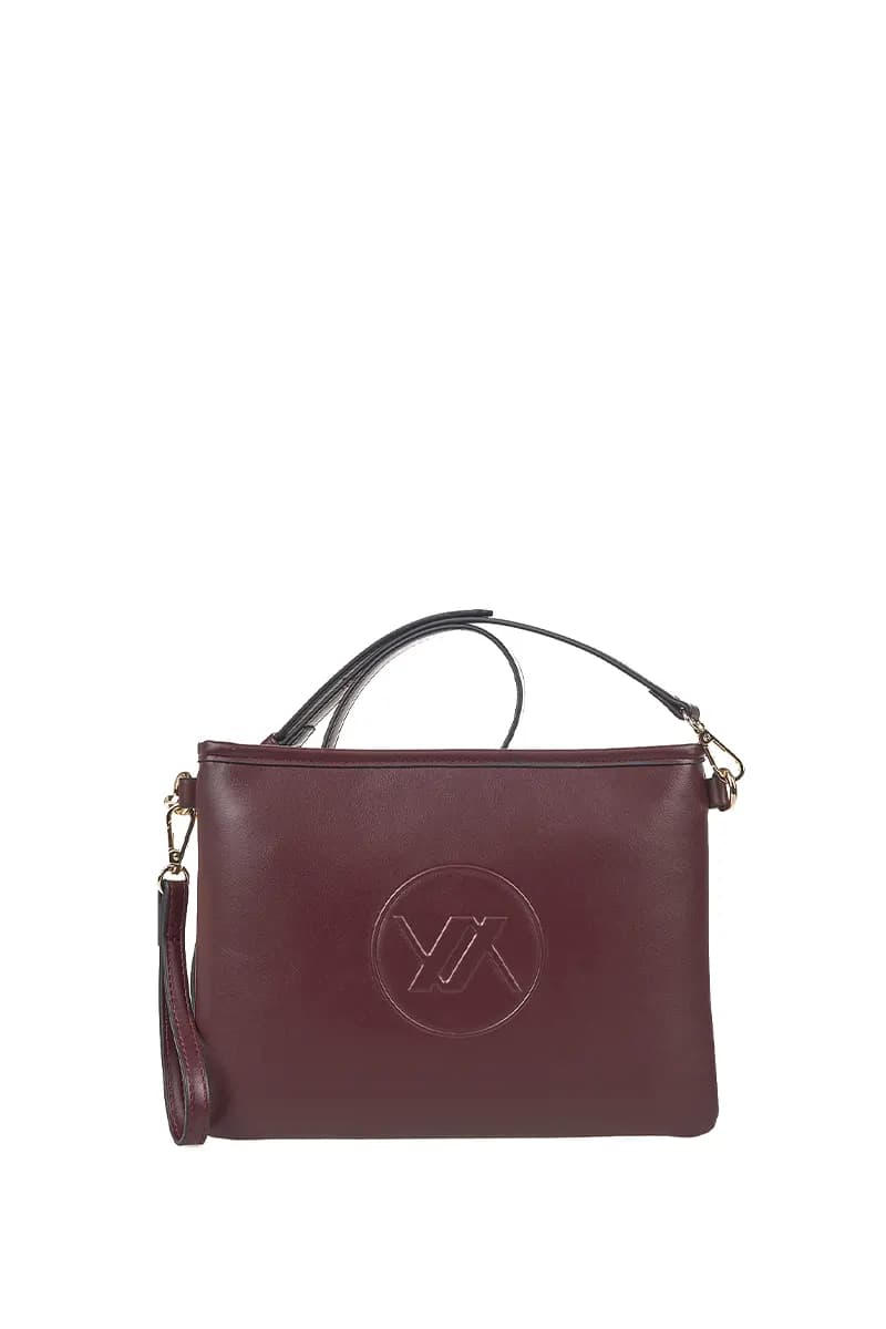 VERDE FASHION | Pochette a busta con logo a rilievo - 13