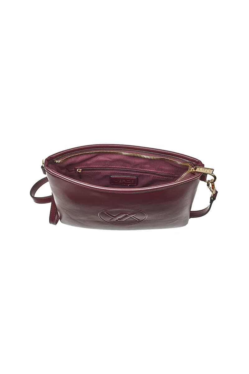 VERDE FASHION | Pochette a busta con logo a rilievo - 12