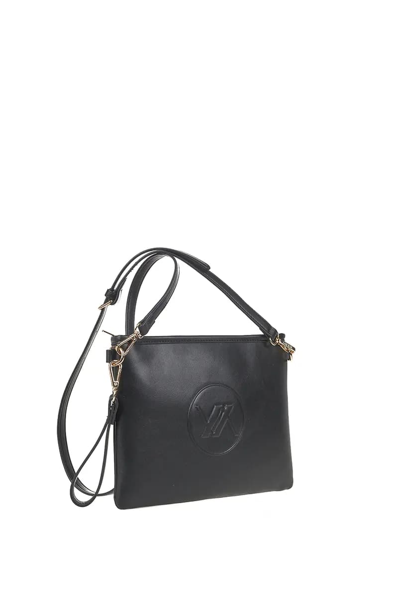 VERDE FASHION | Pochette a busta con logo a rilievo - 3
