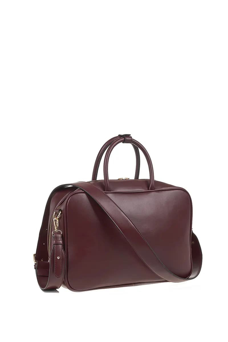 VERDE FASHION | Borsa bauletto con logo a rilievo - 2