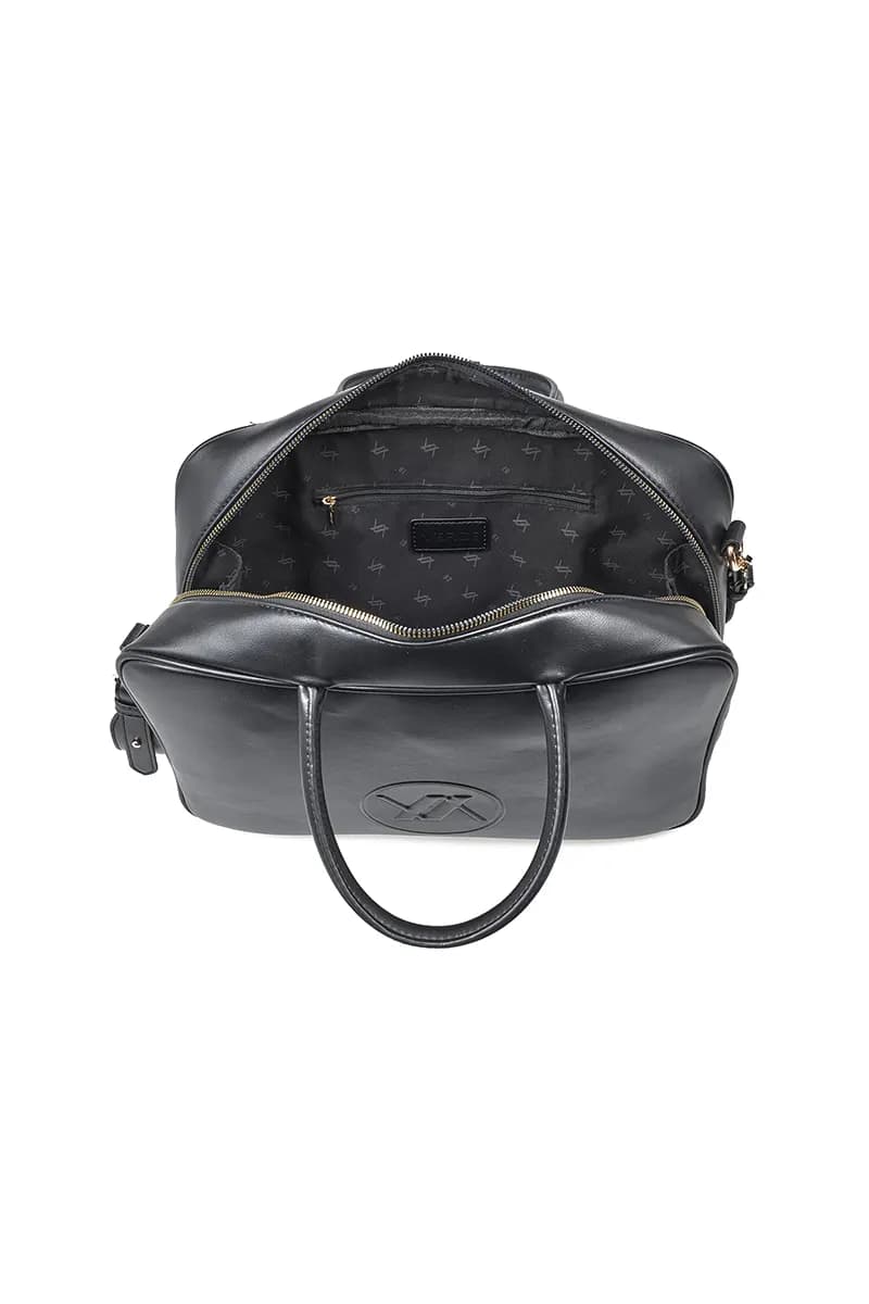 VERDE FASHION | Borsa bauletto con logo a rilievo - 8