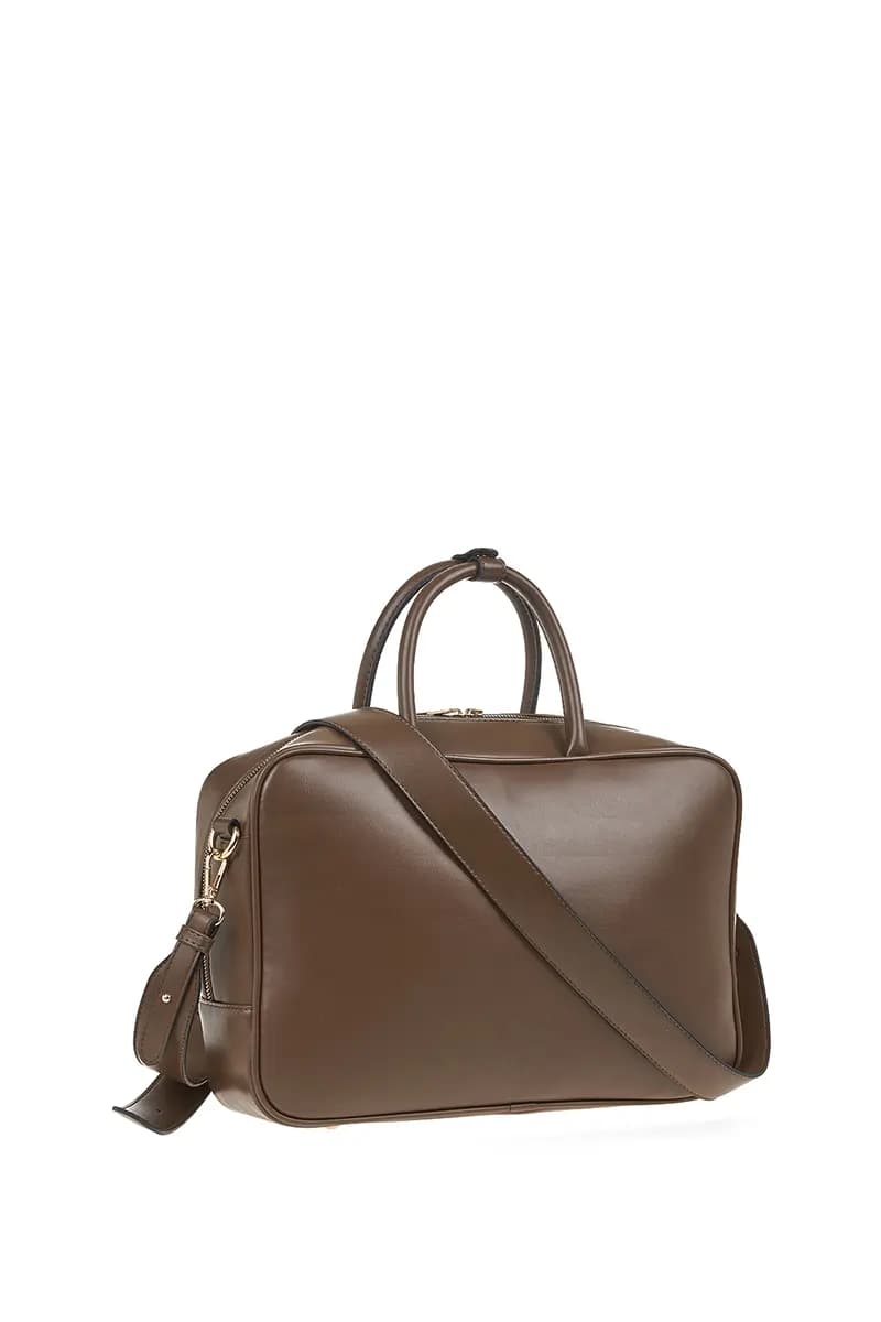 VERDE FASHION | Borsa bauletto con logo a rilievo - 10