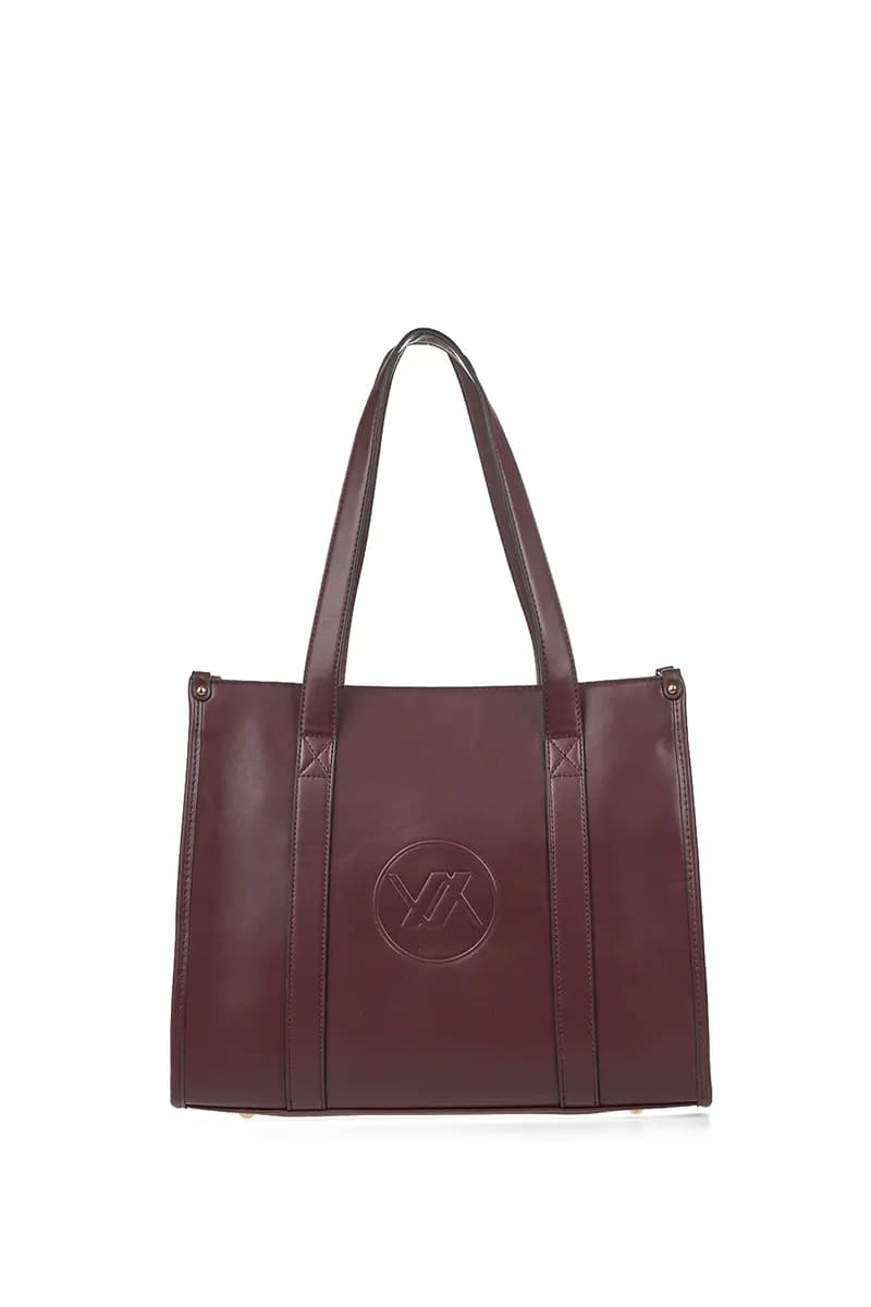 VERDE FASHION | Borsa shopper con logo a rilievo - 13