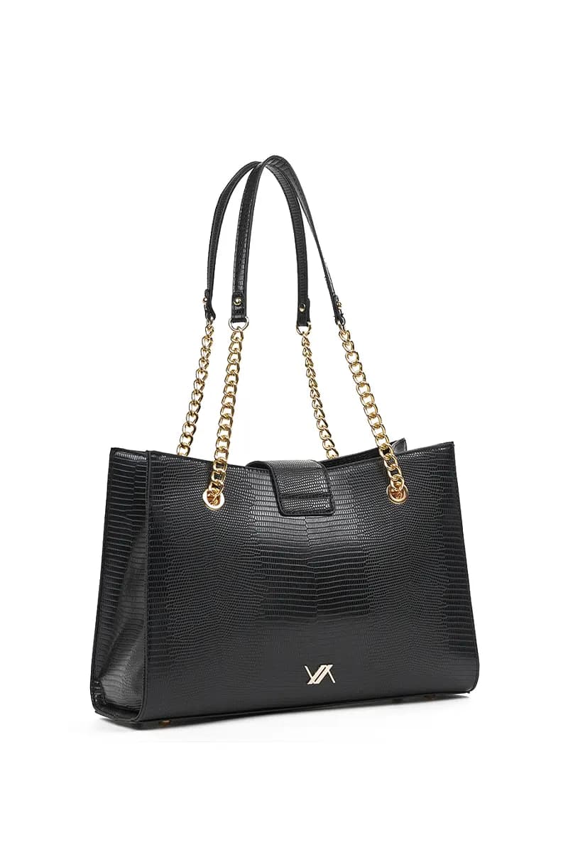 VERDE FASHION | Borsa a spalla effetto coccodrillo - 2