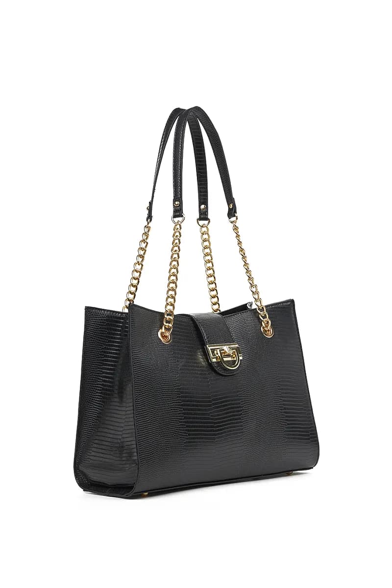 VERDE FASHION | Borsa a spalla effetto coccodrillo - 3