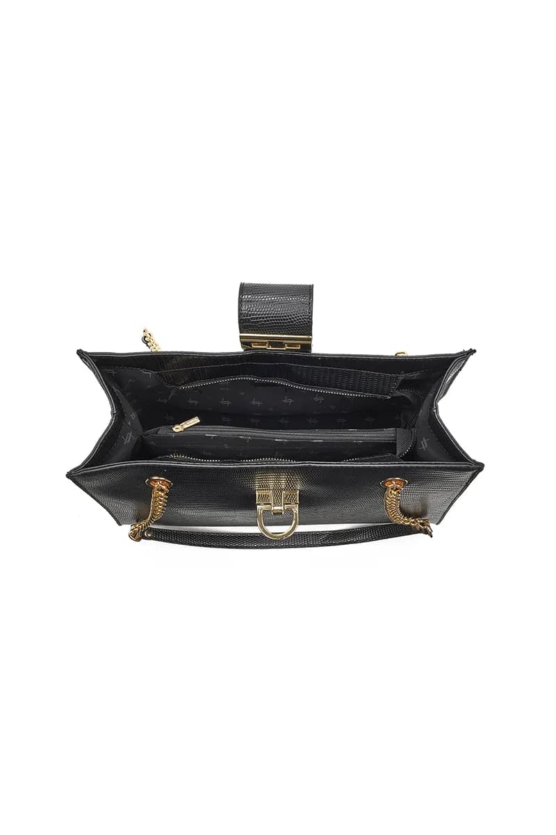 VERDE FASHION | Borsa a spalla effetto coccodrillo - 4