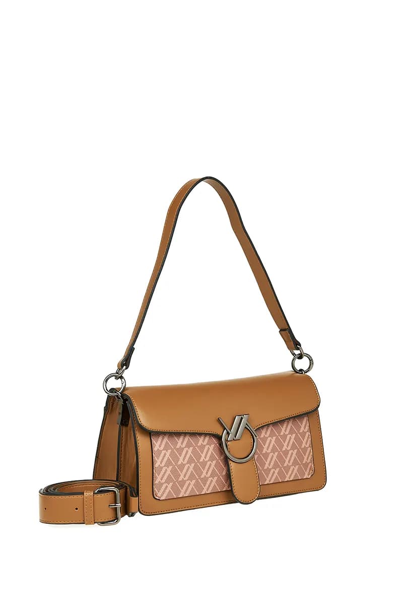 VERDE FASHION | Borsa baguette con patta - 3