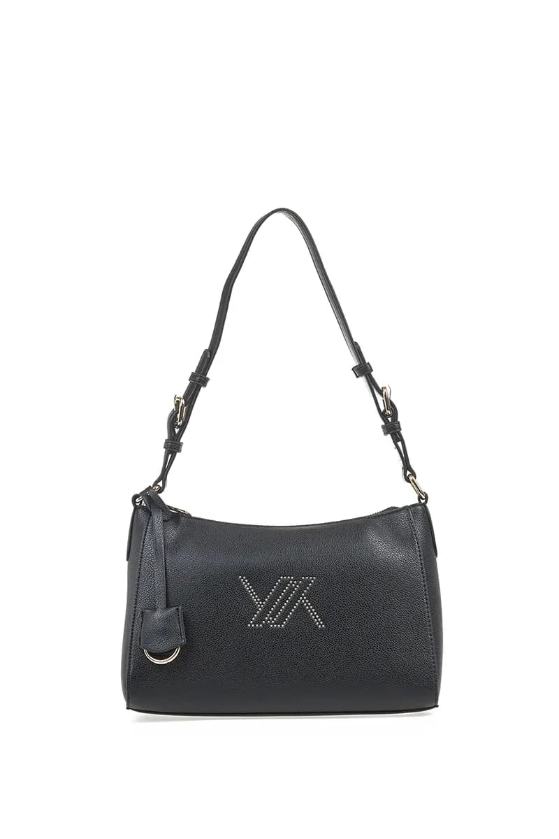 VERDE FASHION | Borsa a spalla con logo ricamato - 10