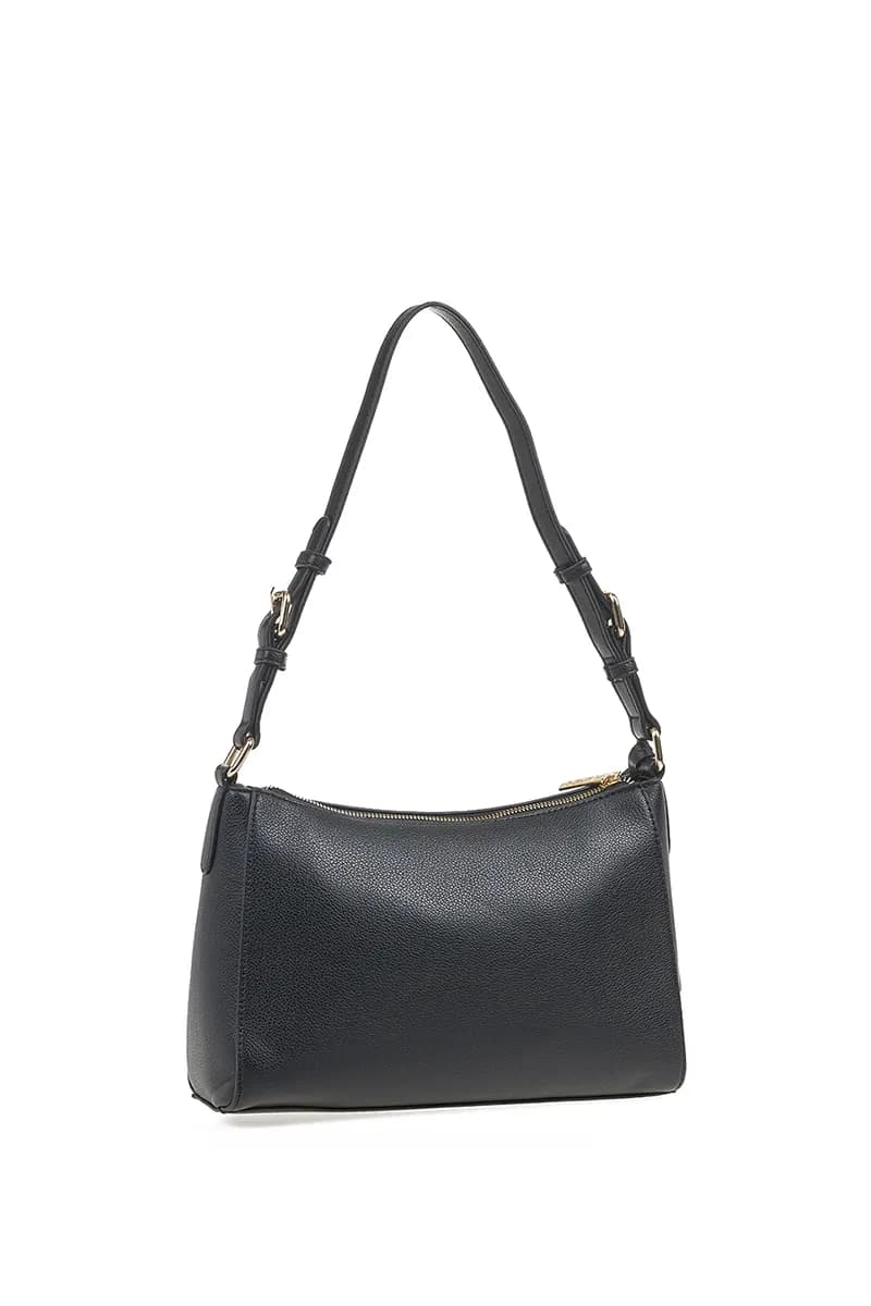 VERDE FASHION | Borsa a spalla con logo ricamato - 2