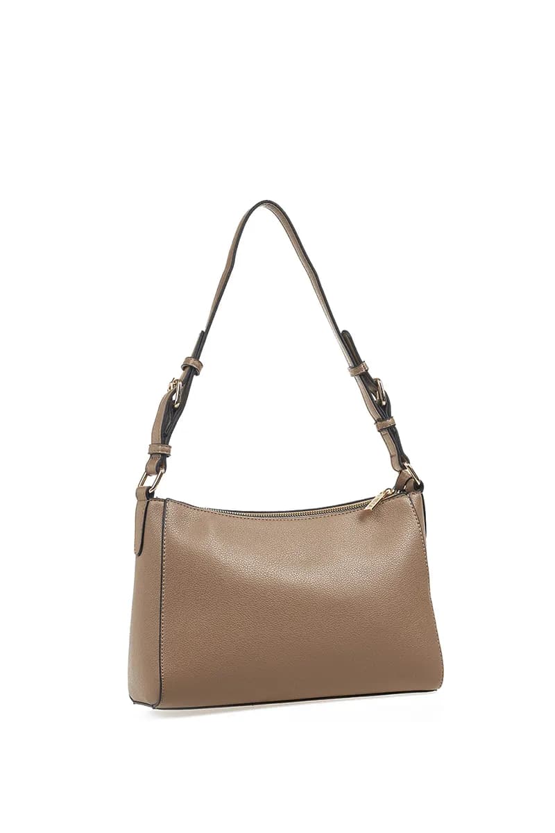 VERDE FASHION | Borsa a spalla con logo ricamato - 6
