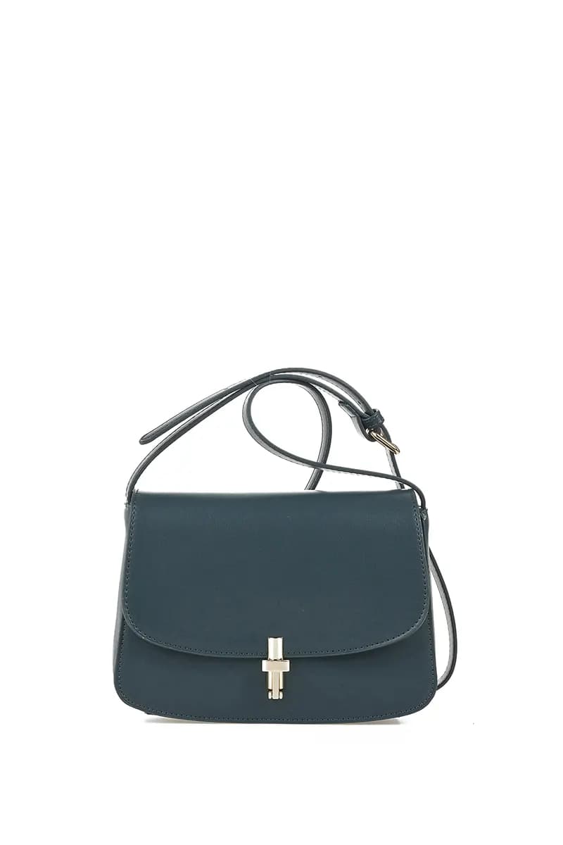 VERDE FASHION | Borsa a tracolla con patta - 18