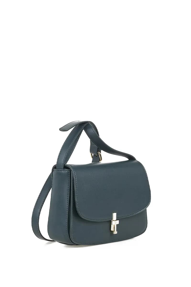 VERDE FASHION | Borsa a tracolla con patta - 3