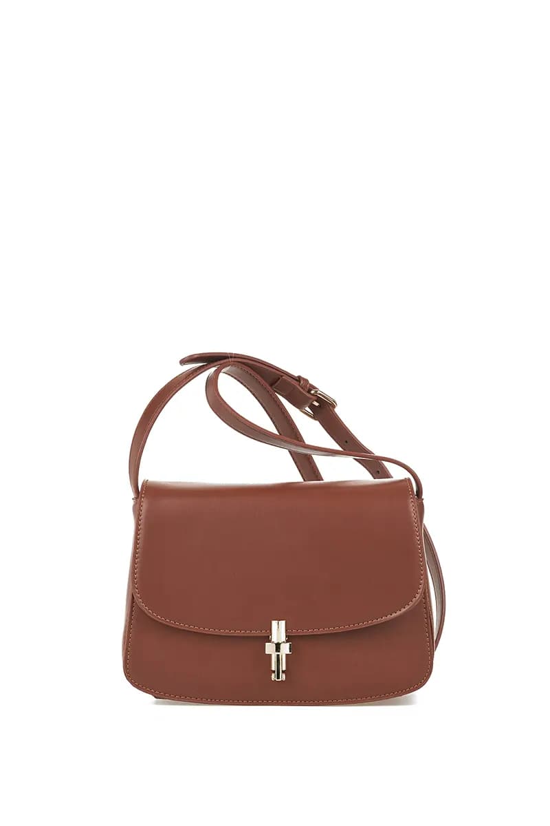 VERDE FASHION | Borsa a tracolla con patta - 9