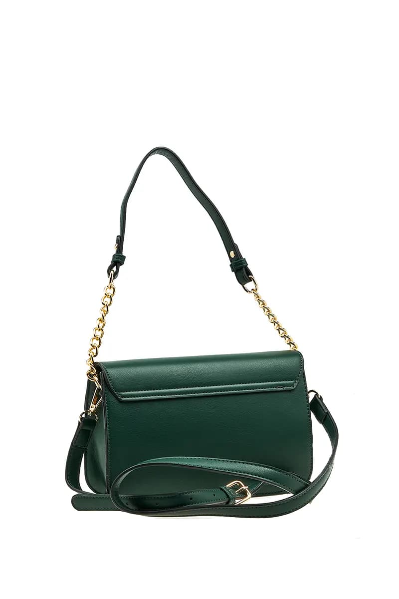 VERDE FASHION | Borsa a spalla con patta - 2