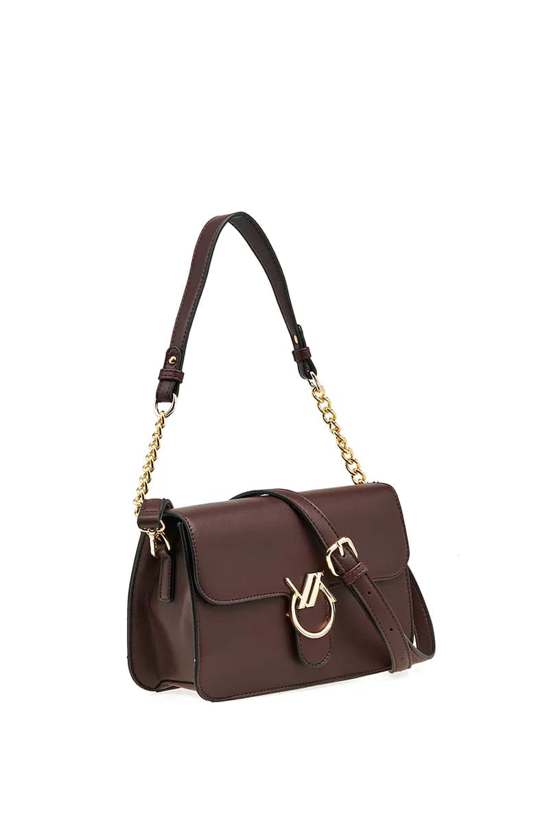 VERDE FASHION | Borsa a spalla con patta - 15