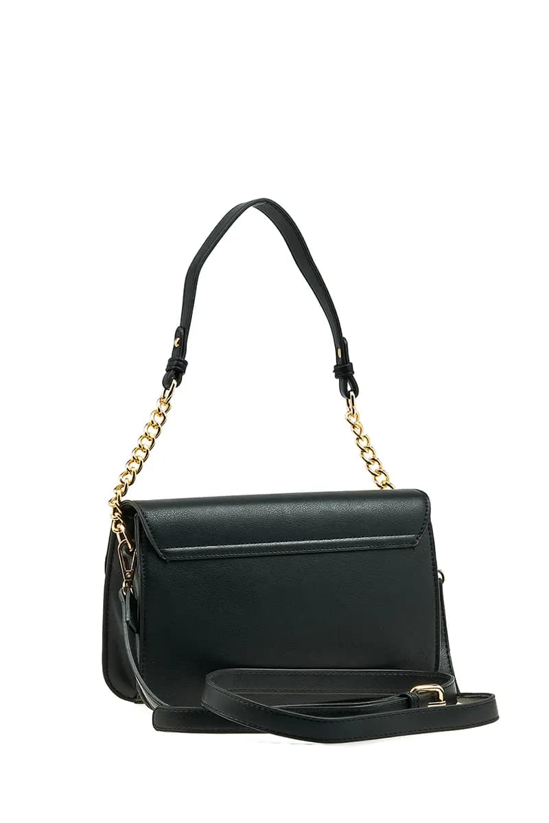 VERDE FASHION | Borsa a spalla con patta - 6