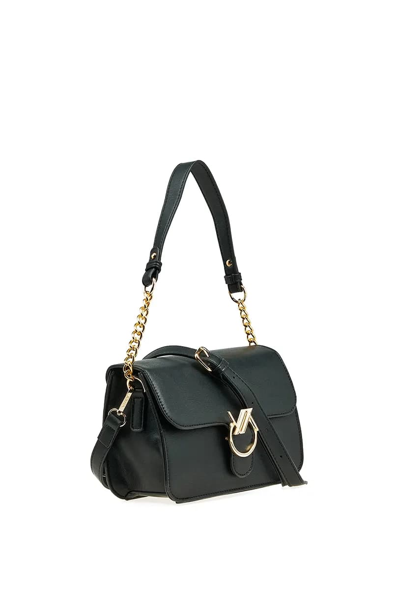 VERDE FASHION | Borsa a spalla con patta - 7