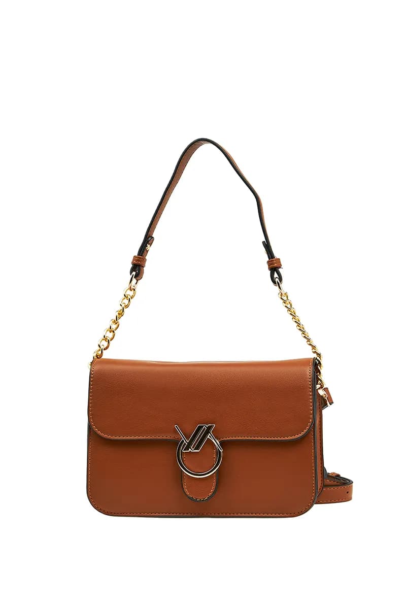 VERDE FASHION | Borsa a spalla con patta - 9