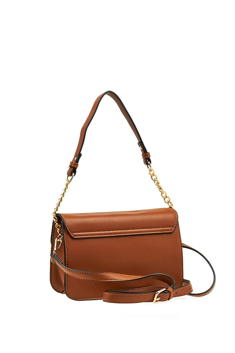 VERDE FASHION | Borsa a spalla con patta - 10