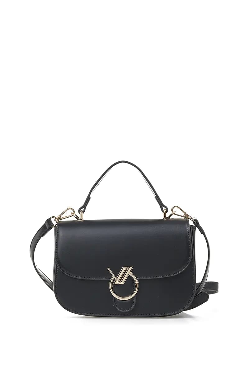VERDE FASHION | Borsa con pattina e tracolla - 15