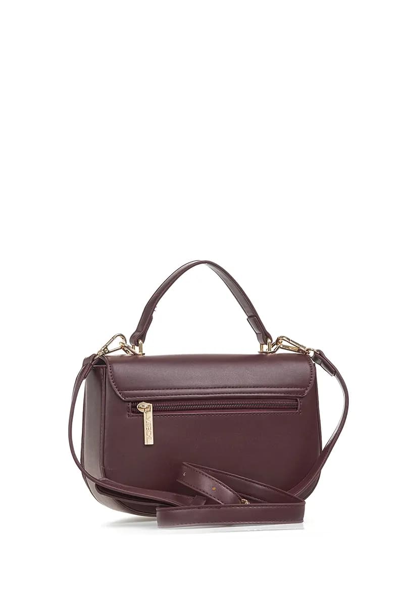 VERDE FASHION | Borsa con pattina e tracolla - 2