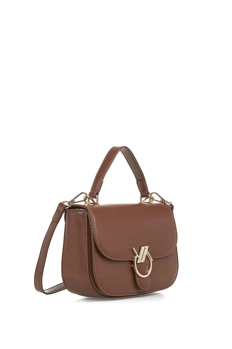 VERDE FASHION | Borsa con pattina e tracolla - 11