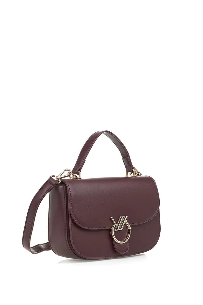 VERDE FASHION | Borsa con pattina e tracolla - 3