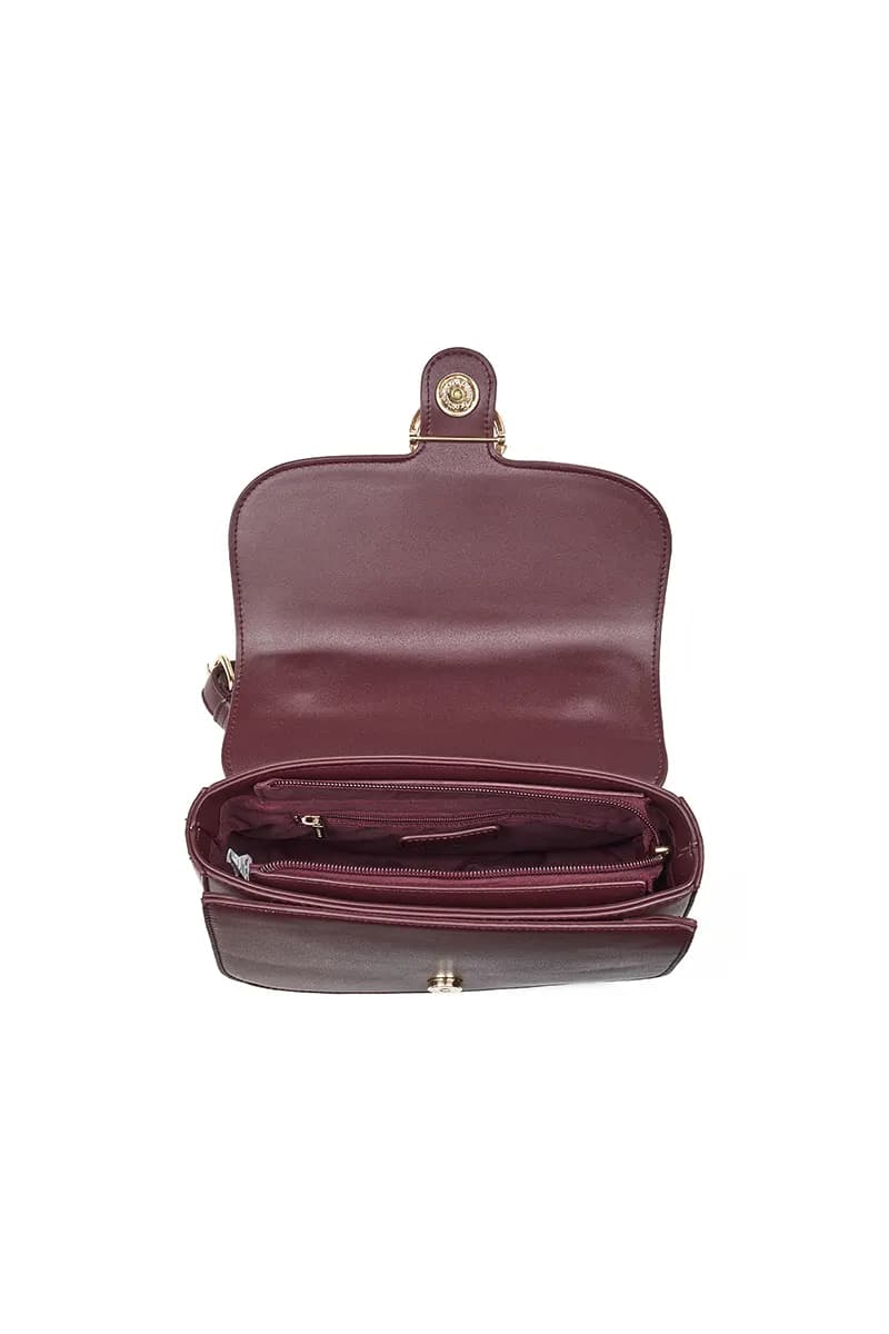 VERDE FASHION | Borsa con pattina e tracolla - 4