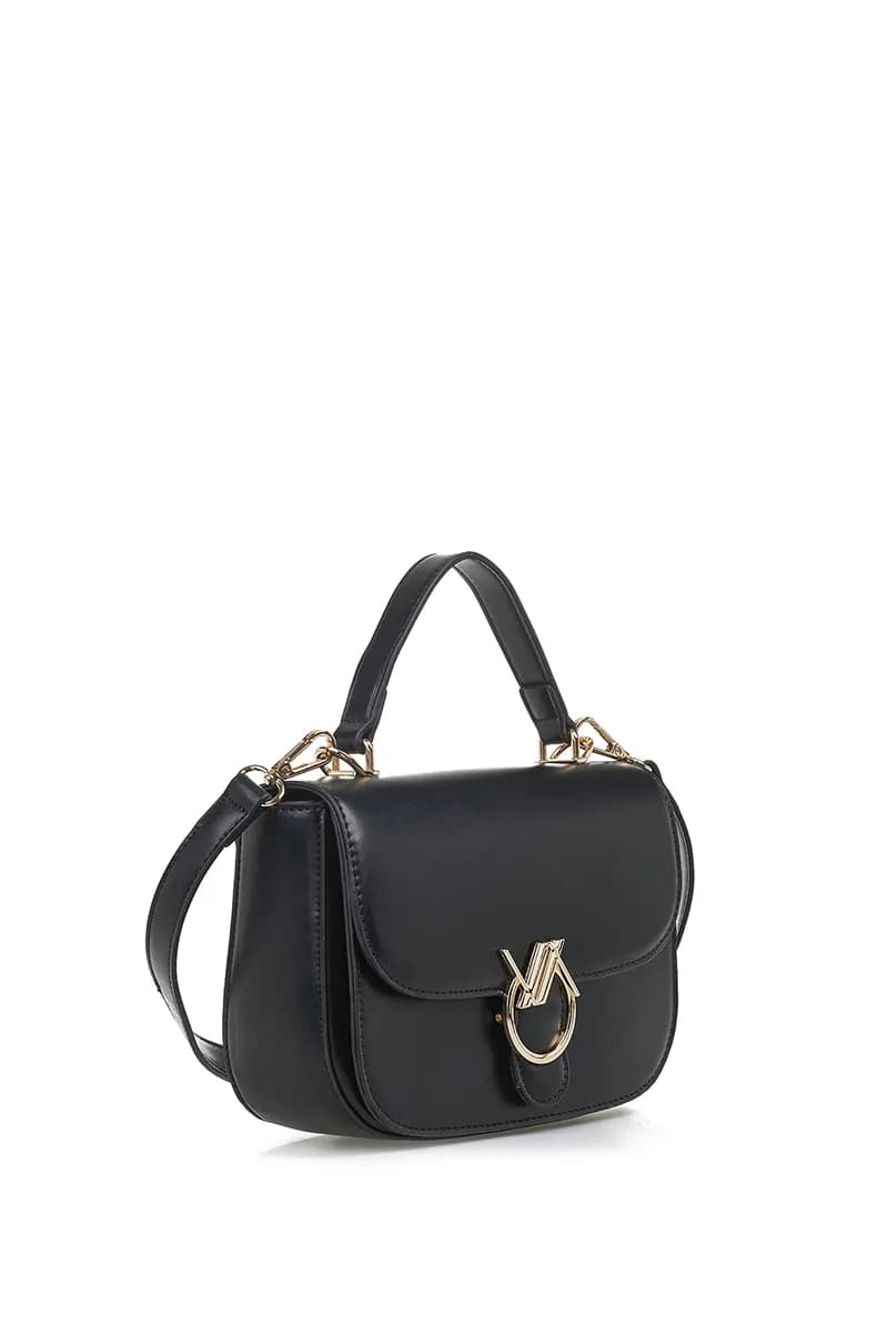 VERDE FASHION | Borsa con pattina e tracolla - 7