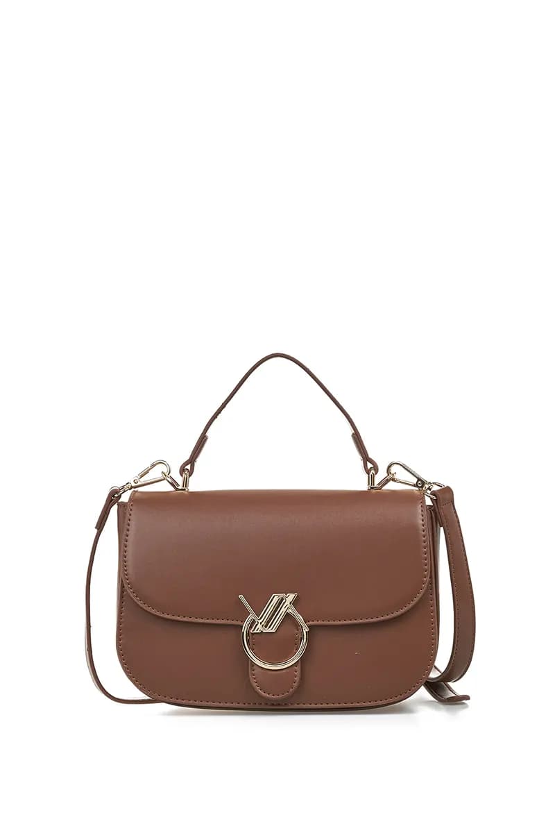 VERDE FASHION | Borsa con pattina e tracolla - 9