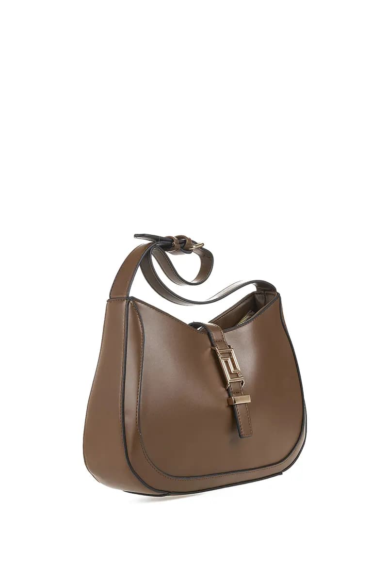 VERDE FASHION | Borsa a spalla con fibbia - 3
