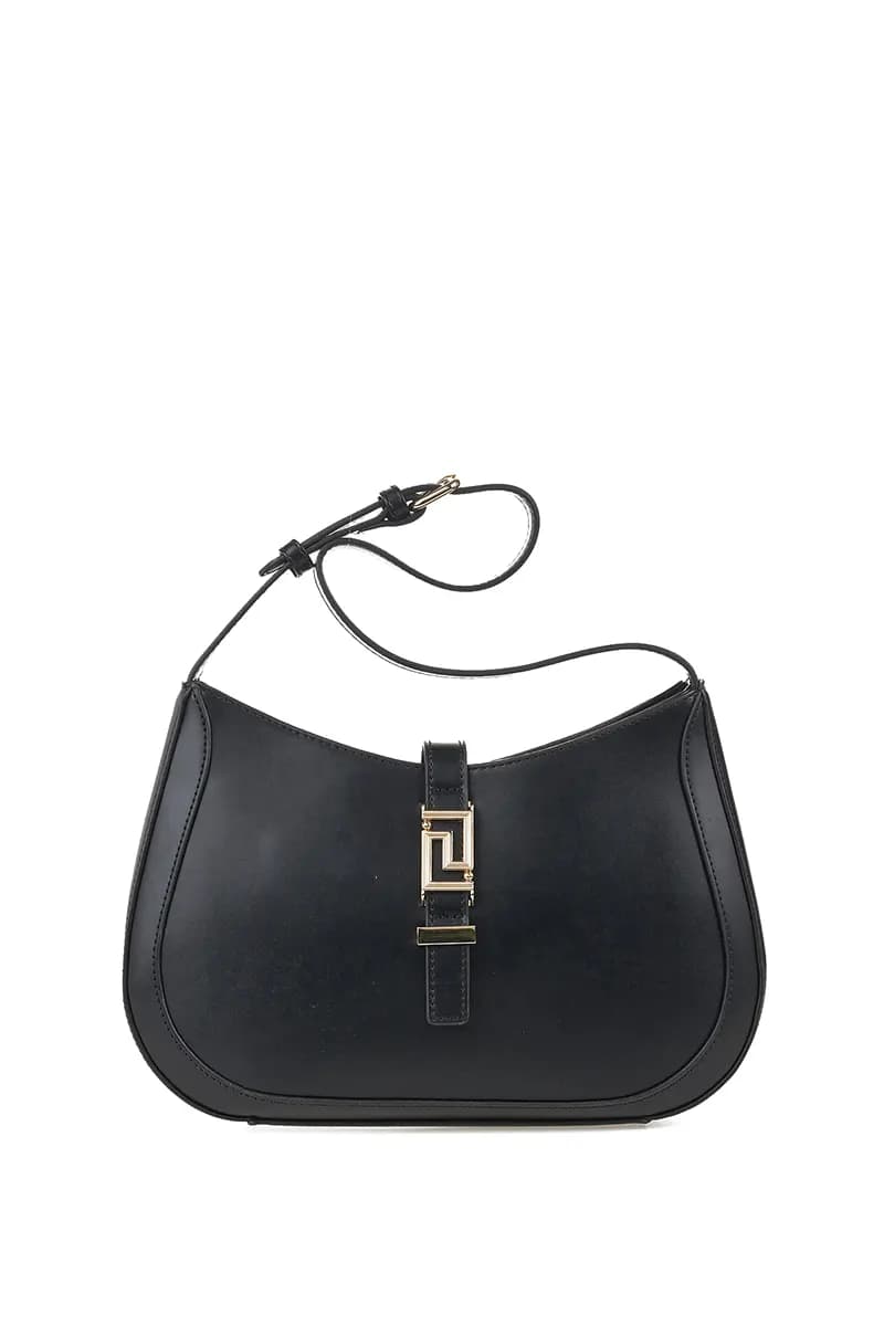 VERDE FASHION | Borsa a spalla con fibbia - 5