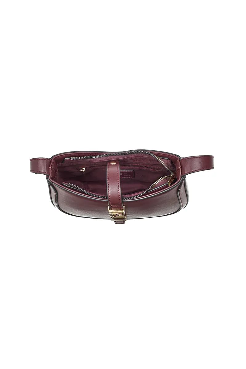VERDE FASHION | Borsa a spalla con fibbia e tracolla - 4
