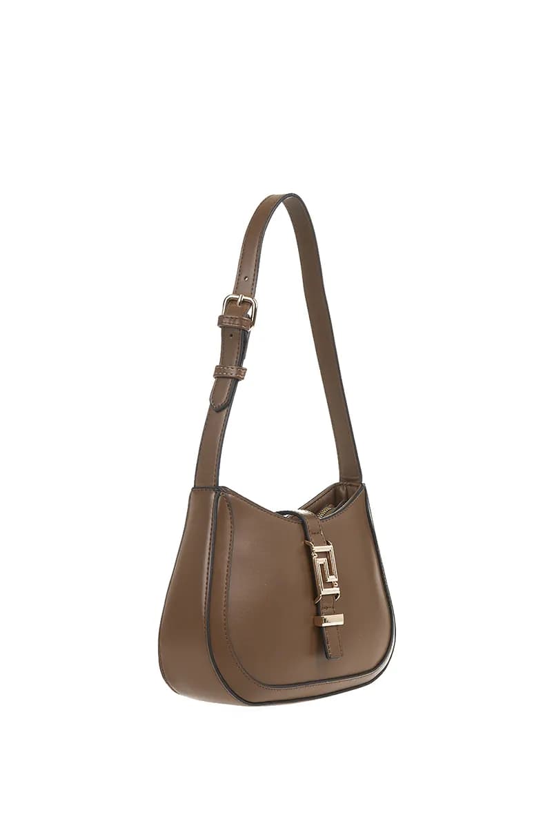 VERDE FASHION | Borsa a spalla con fibbia e tracolla - 7