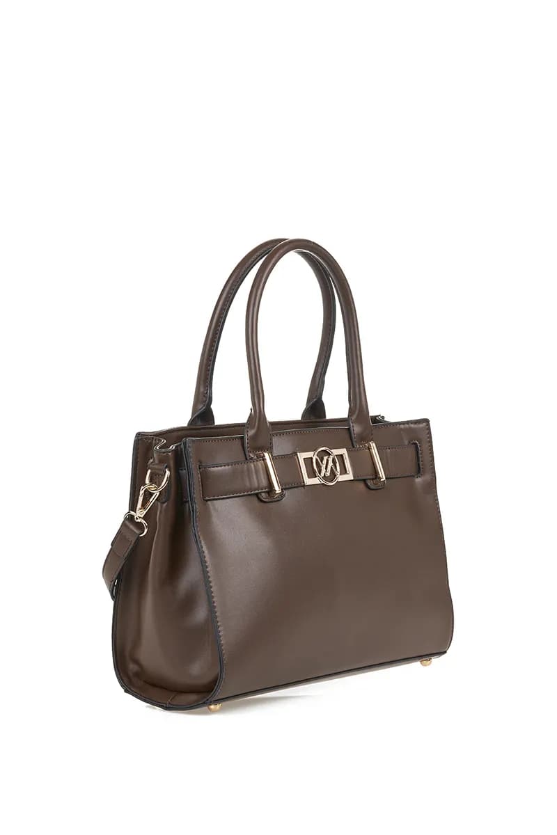 VERDE FASHION | Borsa tote dettaglio logo - 3