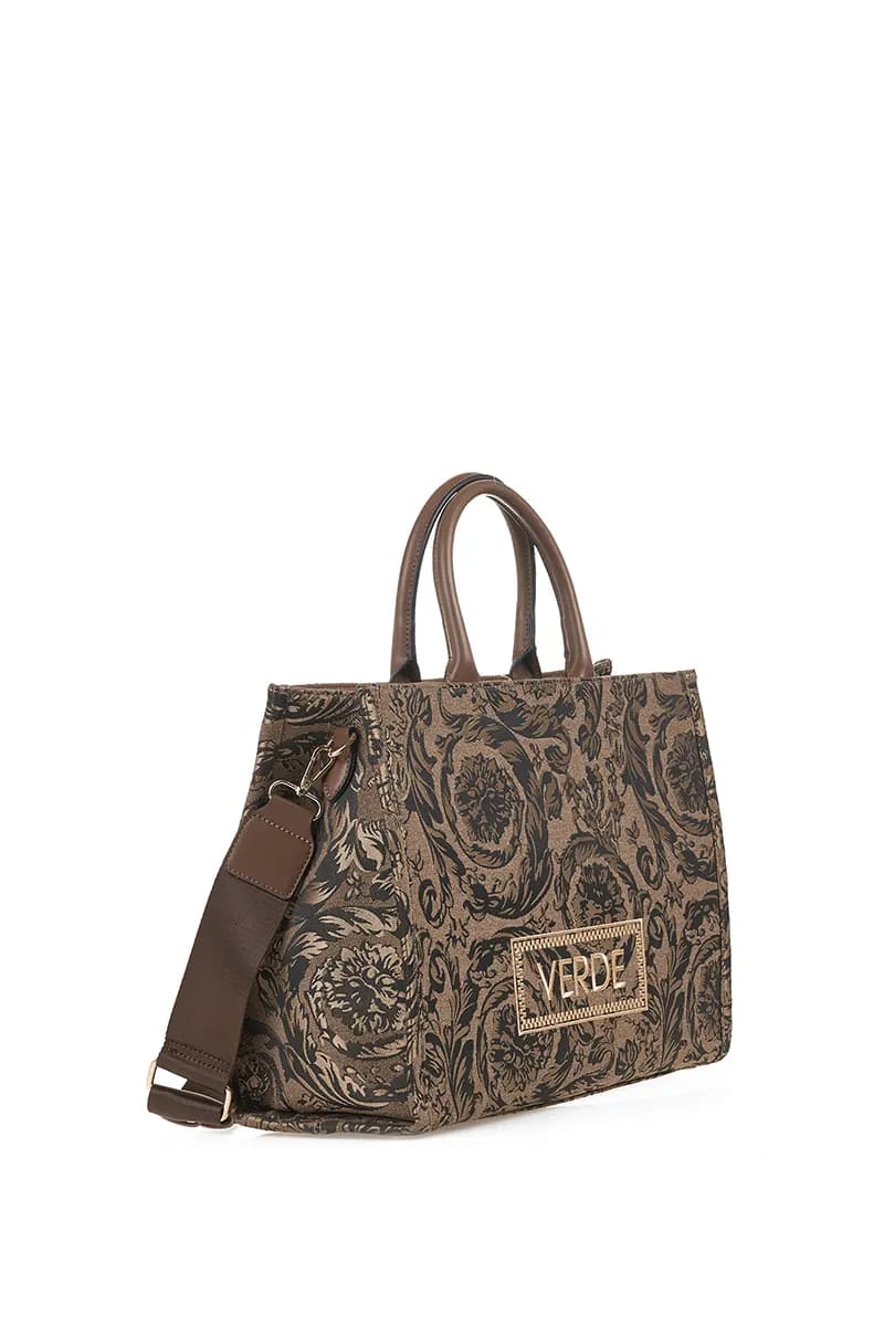 VERDE FASHION | Borsa tote fantasia versace - 3