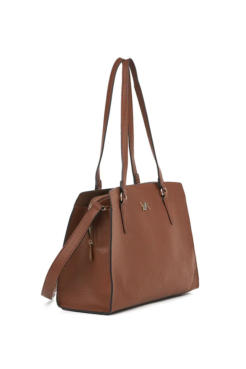 VERDE FASHION | Borsa a spalla tre scomparti - 11