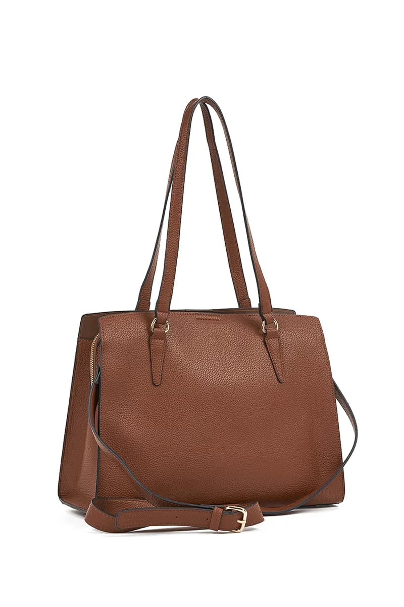 VERDE FASHION | Borsa a spalla tre scomparti - 10