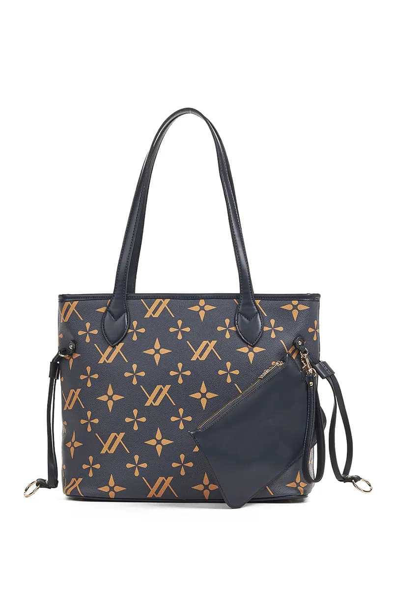 VERDE FASHION | Borsa shopper con pochette - 5