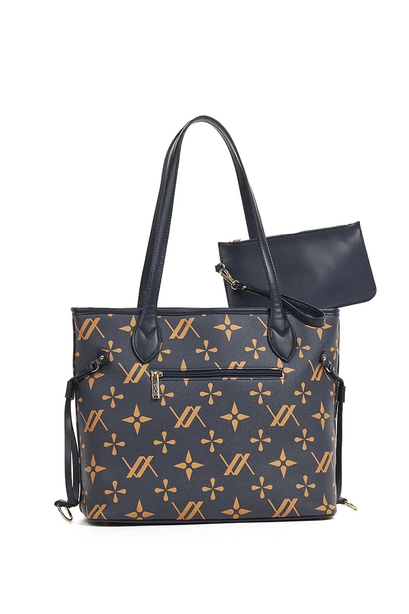 VERDE FASHION | Borsa shopper con pochette - 2