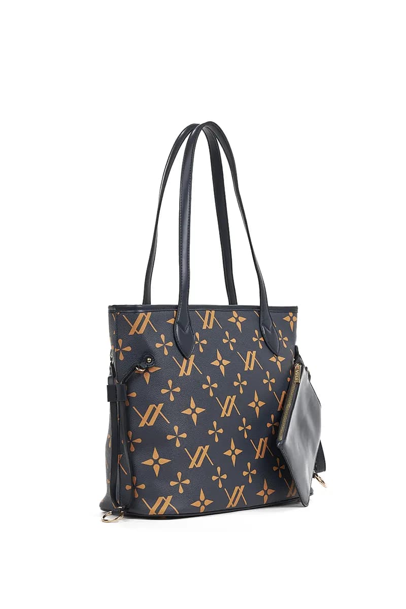 VERDE FASHION | Borsa shopper con pochette - 3