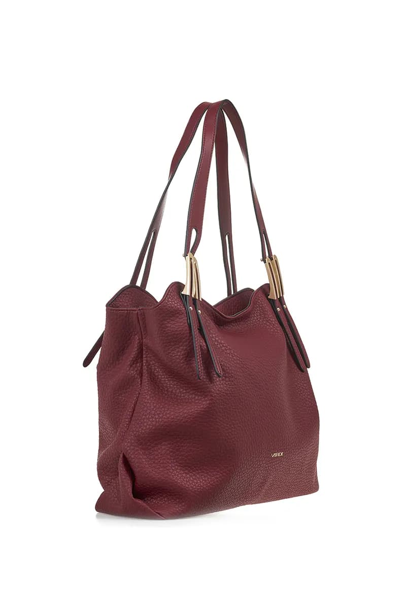 VERDE FASHION | Borsa a spalla morbida in ecopelle - 3