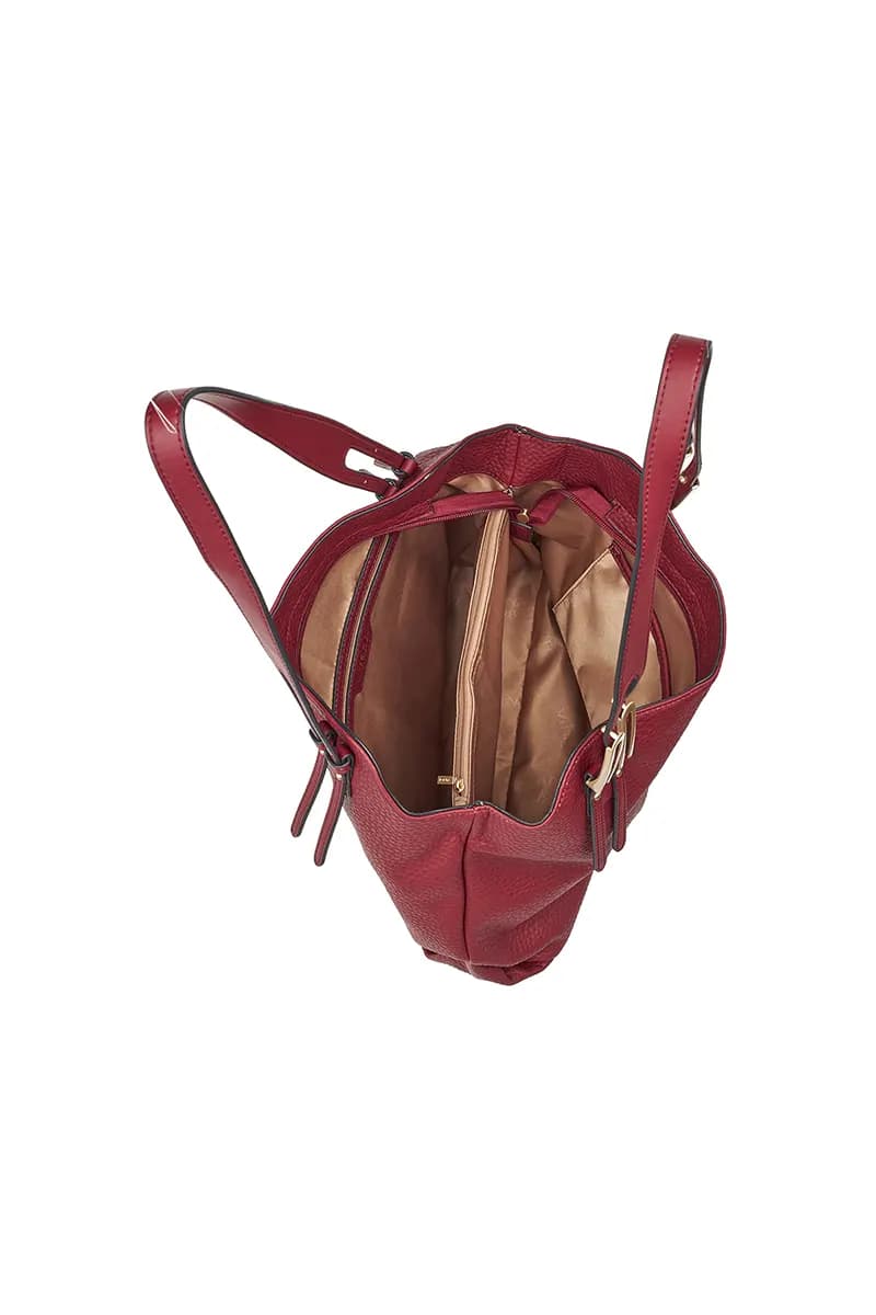 VERDE FASHION | Borsa a spalla morbida in ecopelle - 4