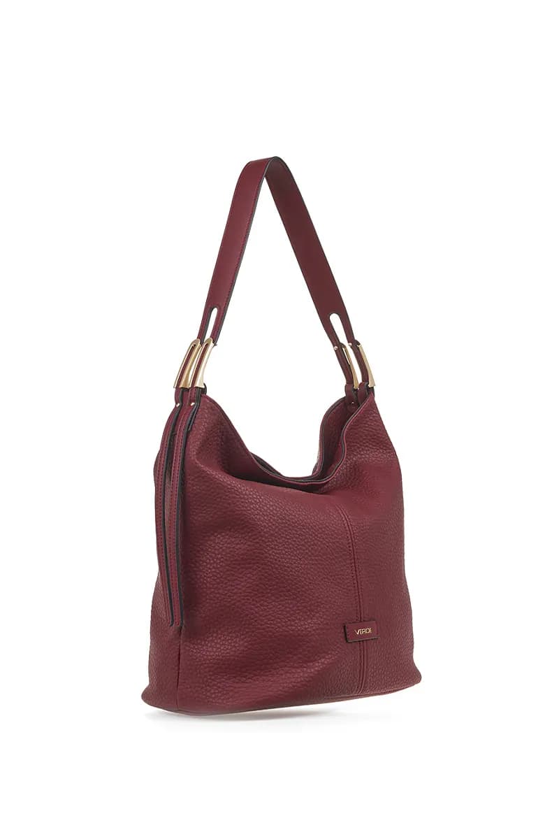 VERDE FASHION | Borsa a spalla morbida in ecopelle - 5