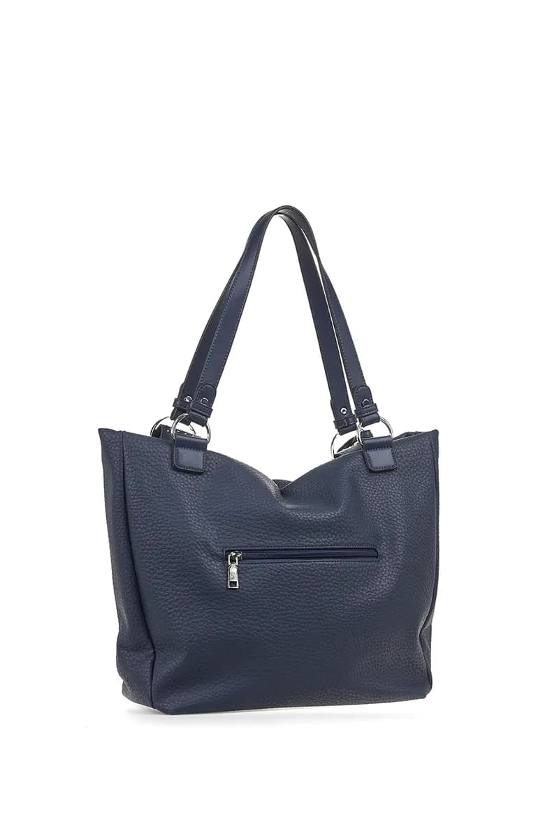 VERDE FASHION | Borsa a spalla morbida in ecopelle - 11