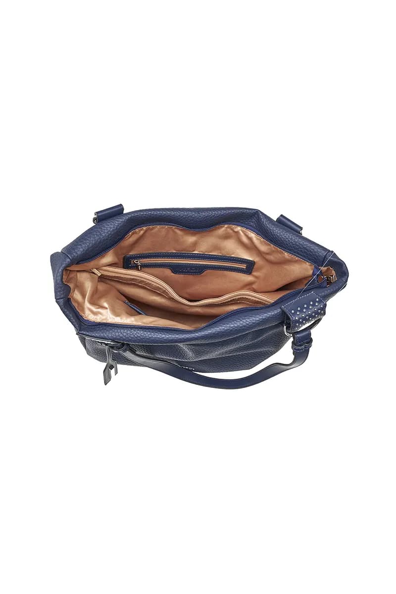 VERDE FASHION | Borsa a spalla morbida in ecopelle - 12
