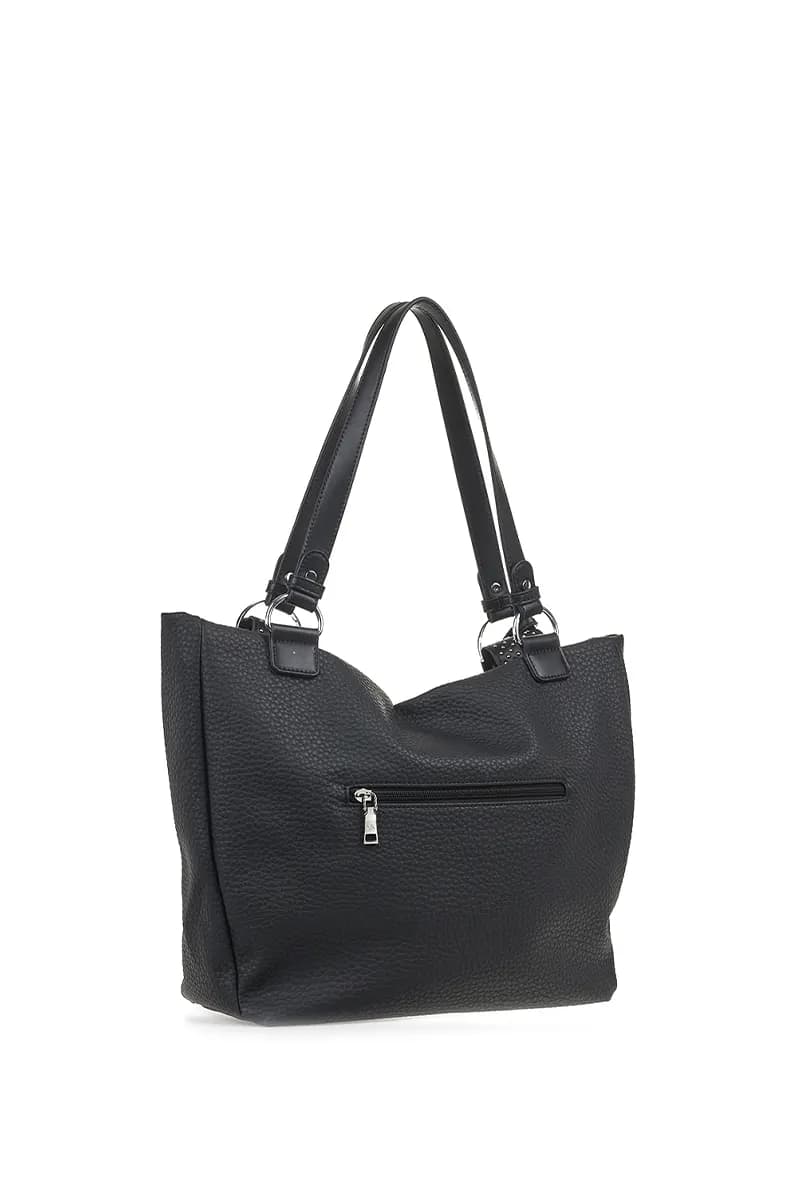 VERDE FASHION | Borsa a spalla morbida in ecopelle - 7