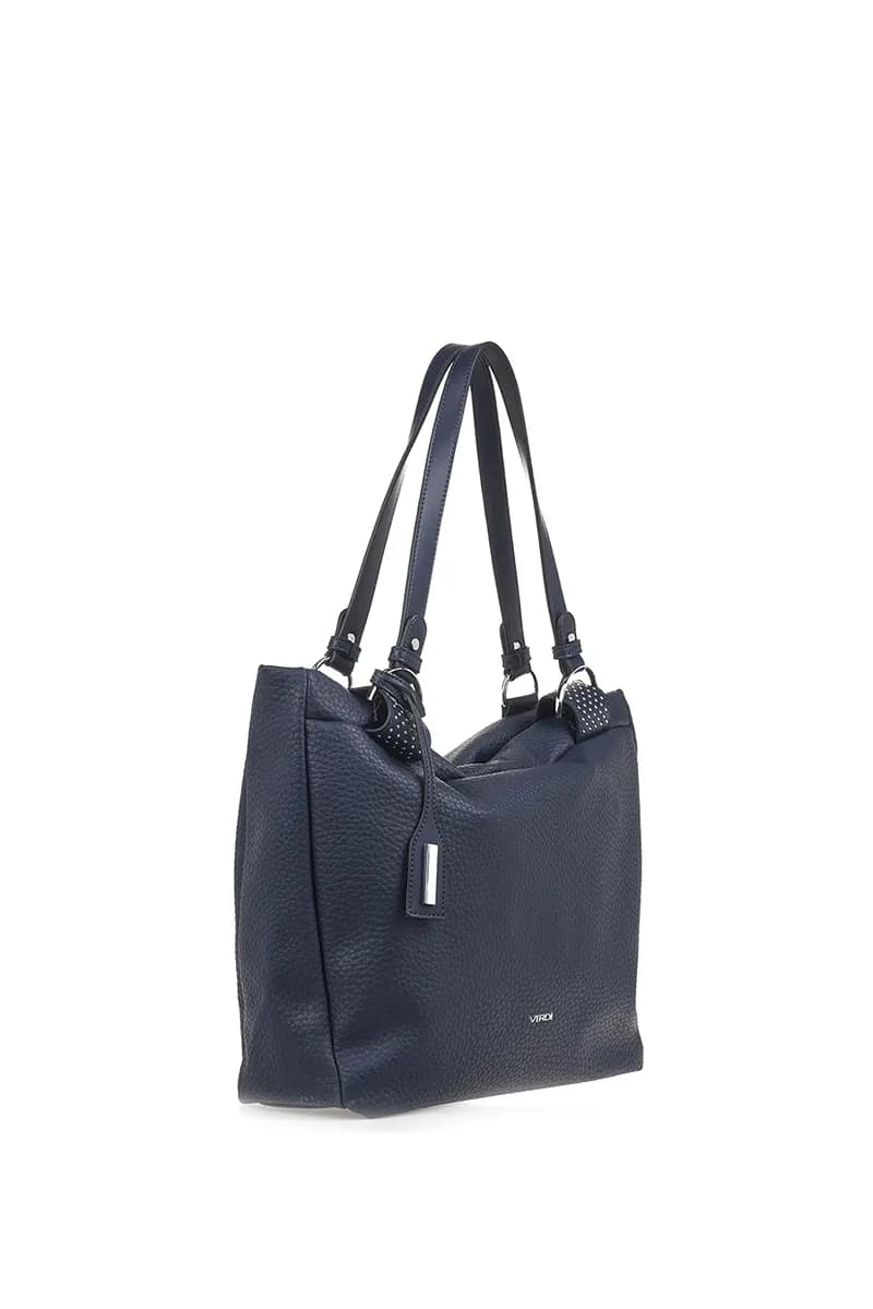 VERDE FASHION | Borsa a spalla morbida in ecopelle - 10