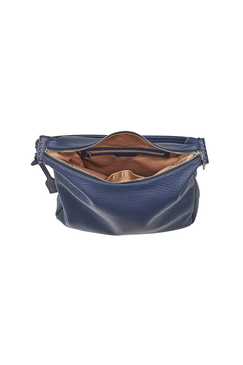 VERDE FASHION | Borsa a spalla morbida in ecopelle - 4